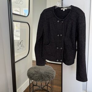 Cabi, dark grey wool jacket, size small and in excellent condition